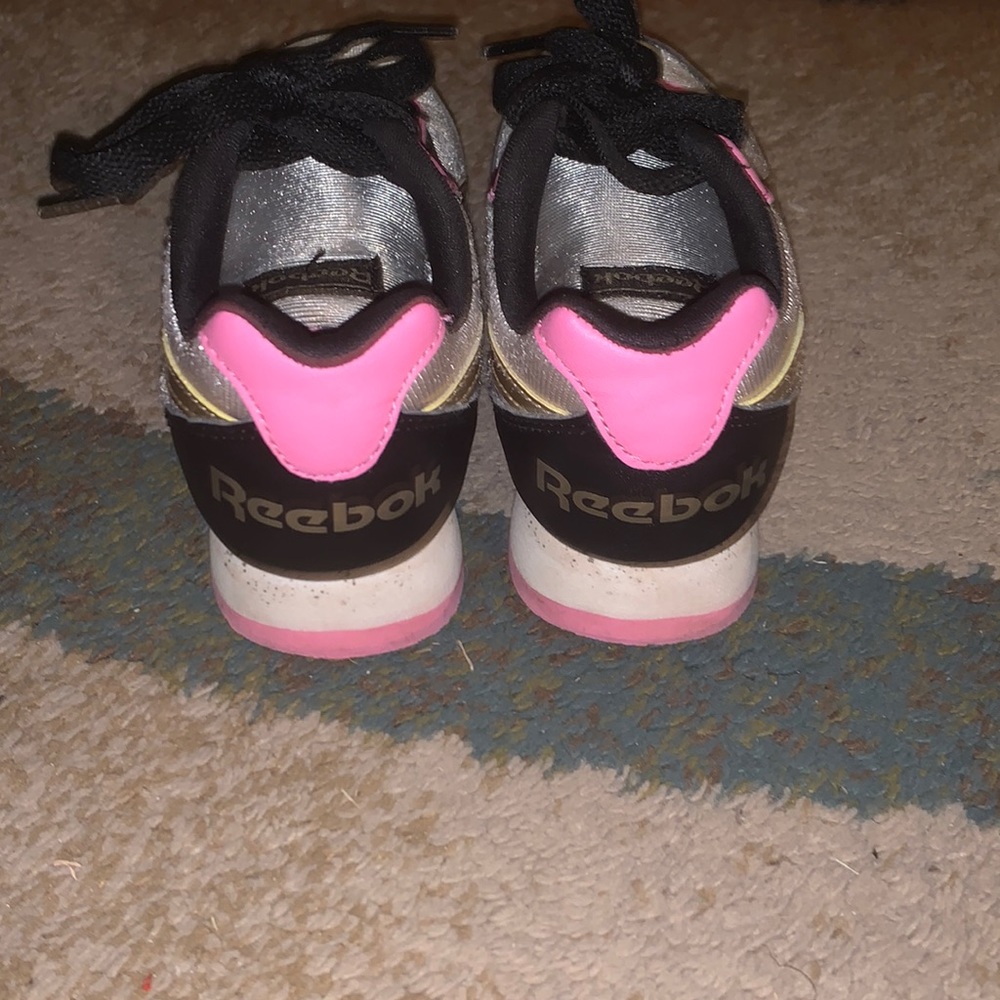 GIRLS' LITTLE KIDS' REEBOK ROYAL CLASSIC JOGGER 2 PLATFORM CASUAL SHOES SZ 13